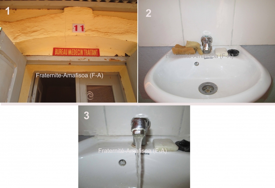 Exemple d'adduction d'eau : salle du médecin traitant 2